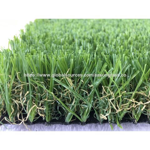 Césped artificial de 40 mm a la venta - Tapete de jardín de plástico verde - Césped sintético directo de fábrica