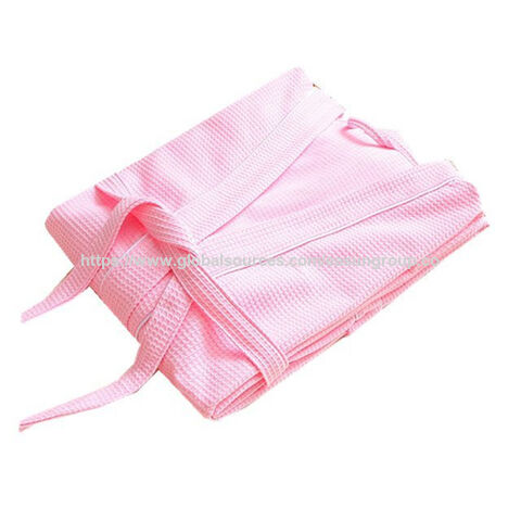 Peignoir Unisexe en Velours et Tissu Éponge 100% Polyester Microfibre Hôtel/Spa Robes Classiques Pour Hommes