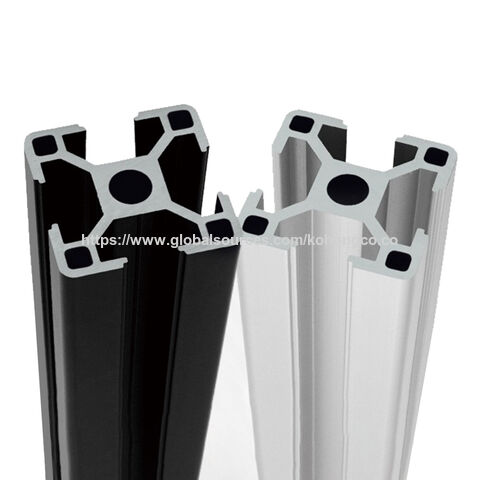 Industrielles Aluminiumprofil 30x30mm Europäische Norm, Aluminiumprofil 30x30 mm, Vierkantrohr aus Aluminiumlegierung