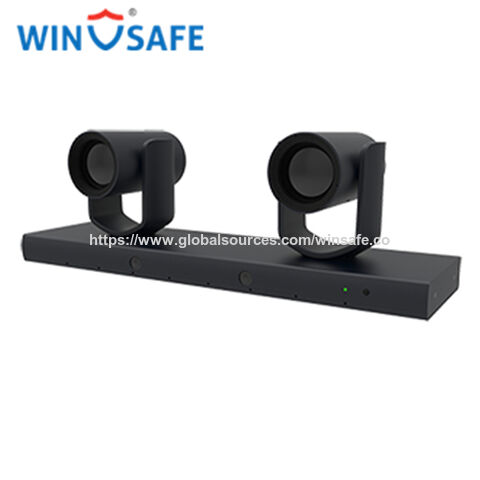 Système de visioconférence PTZ 1080P avec suivi du conférencier à double caméra, 3G-SDI, HDMI, USB, IP EPTZ pour télécommunications