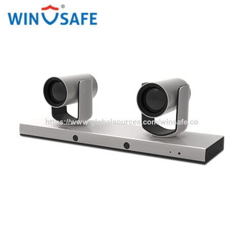 Système de visioconférence PTZ 1080P avec suivi du conférencier à double caméra, 3G-SDI, HDMI, USB, IP EPTZ pour télécommunications