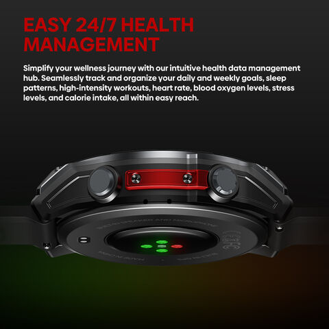 Reloj Inteligente Vertix GPS con Llamadas de Voz, Pantalla AMOLED de 1.43'', GPS y Brújula Integrados, Linterna, Más de 170 Modos Deportivos, 5 ATM Smartwatch
