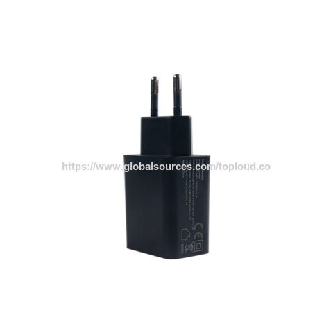 Chargeur Rapide Type C 20W PD3.0 de Haute Qualité, Chargeur de Voyage Ignifuge pour Maison/Bureau, Chargeur Mural EU/US/UK/AU, Adaptateur Secteur USB-C AC DC
