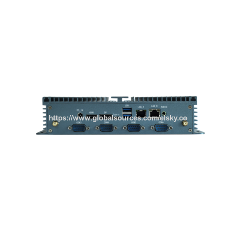 ELSKY Hot Sale SPC198 Industrie-Desktop-PC mit N95-Prozessor, grauer lüfterloser Mini-Computer, High-Speed-DDR5-RAM, 4K60Hz Typ-C