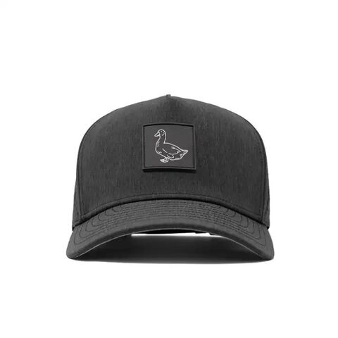 Gorra de béisbol con logo de PVC de goma, orificio cortado, sombrero perforado, gorra de golf para papá