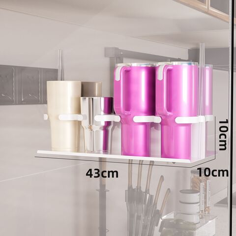 Racks e prateleiras empilháveis, armazenamento modular de copos, porta-copos de água, prateleira de armazenamento magnética, porta-copos para casa