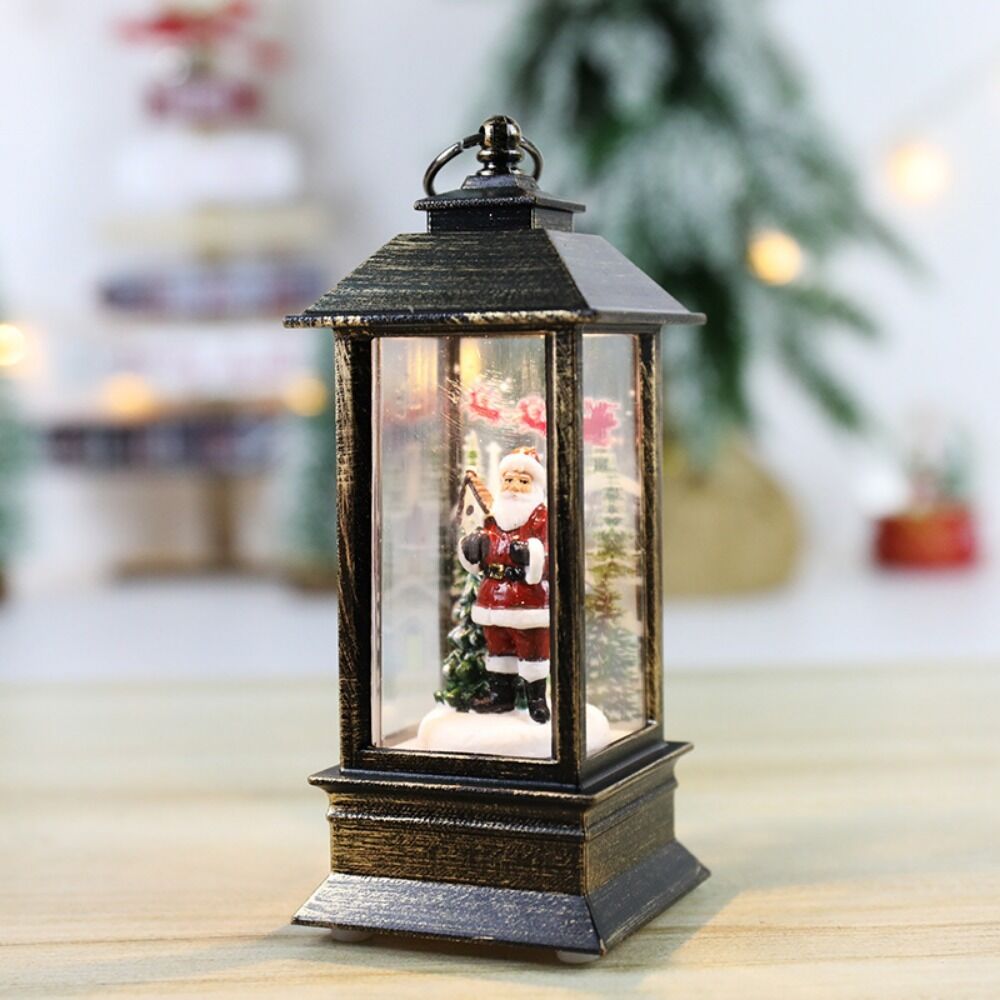 Wholesale Christmas Snow Globe Lantern, Battery Operated Lighted ...