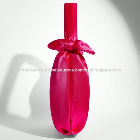 Modische Knoten Stilvolle Satin-Geldbörse Kleine Abendtasche 80er 90er Jahre Geldbörse Gefaltete Wolke Schulter Handtasche für Damen