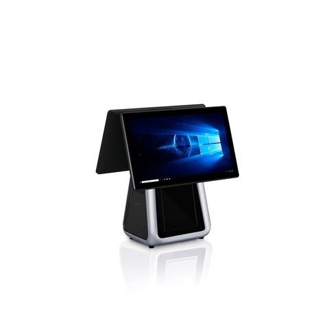 Terminal POS Táctil Dual de 15.6" con Chip EMV y Pago Móvil Bluetooth para Transacciones Seguras
