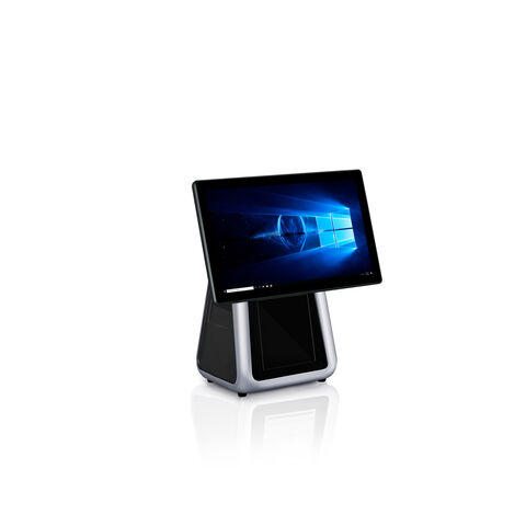Terminal POS Táctil Dual de 15.6" con Chip EMV y Pago Móvil Bluetooth para Transacciones Seguras