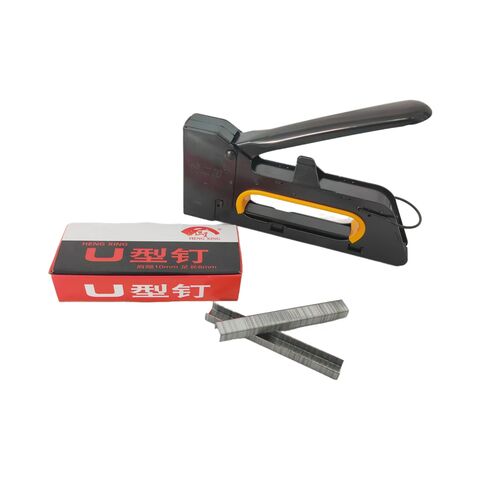 Pneumatic nailers Special nail gun manual Hengqi pneumatic melon seed slice nail gun cross stitch without lag