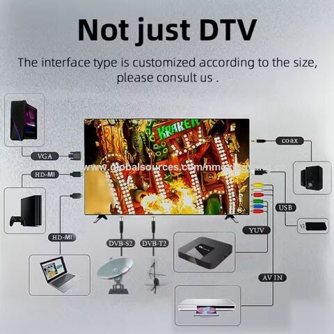 Televisor inteligente LCD 4K de marco estrecho, 55 pulgadas, ultra alta definición, wifi, para el hogar y hoteles