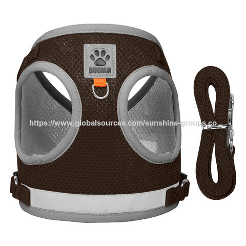 Arnés Universal para Perros y Gatos, Arnés de Malla de Doble Capa para Perros, Correa Reflectante para Perros, Arnés para Mascotas