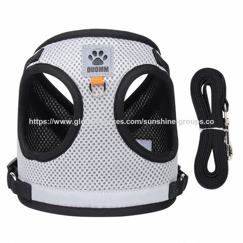 Arnés Universal para Perros y Gatos, Arnés de Malla de Doble Capa para Perros, Correa Reflectante para Perros, Arnés para Mascotas