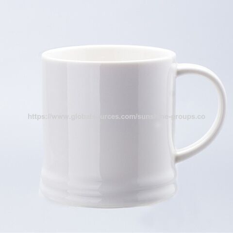 Tasses de transfert thermique en gros, tasse enduite, tasse blanche, tasse pour image DIY, tasse à changement de couleur, tasse en émail rétro en gros