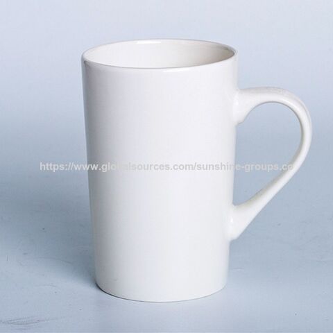 Tasses de transfert thermique en gros, tasse enduite, tasse blanche, tasse pour image DIY, tasse à changement de couleur, tasse en émail rétro en gros