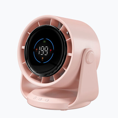 Tragbarer Sommer-Ventilator mit Luftkühlung, 4000mAh Akku, Wandmontage, Mini-Tischventilator, ultradünn für Büro - Sommer-Sonderangebot