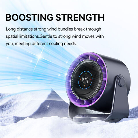 Tragbarer Sommer-Ventilator mit Luftkühlung, 4000mAh Akku, Wandmontage, Mini-Tischventilator, ultradünn für Büro - Sommer-Sonderangebot