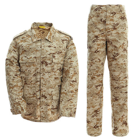 Trajes de Camuflaje al por Mayor de Alta Calidad OEM, Transpirables, 65% Poliéster 35% Algodón - Uniformes de Trabajo Resistentes
