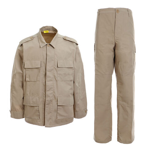 Trajes de Camuflaje al por Mayor de Alta Calidad OEM, Transpirables, 65% Poliéster 35% Algodón - Uniformes de Trabajo Resistentes