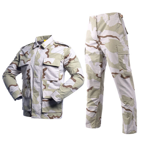 Trajes de Camuflaje al por Mayor de Alta Calidad OEM, Transpirables, 65% Poliéster 35% Algodón - Uniformes de Trabajo Resistentes