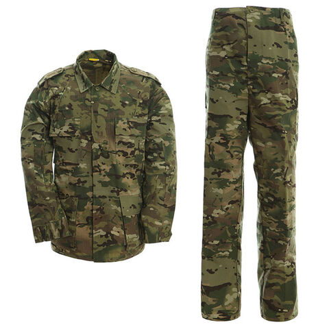 Trajes de Camuflaje al por Mayor de Alta Calidad OEM, Transpirables, 65% Poliéster 35% Algodón - Uniformes de Trabajo Resistentes