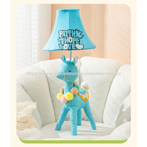 Kinder-Tischlampen mit Alpaka-Design (weiß) zum Fabrikpreis als Weihnachtsgeschenk für Kinderzimmer