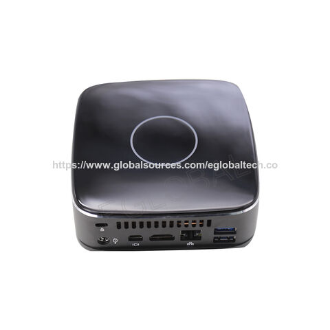 Mini PC Gamer Ultraportátil Core i3-6100u com Ventoinha, 32GB RAM, Carregamento Sem Fio, Branco/Preto para Escritório, Casa e Negócios