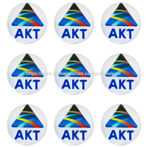 Stiker epoksi custom bentuk hati bulat untuk hadiah acara promosi