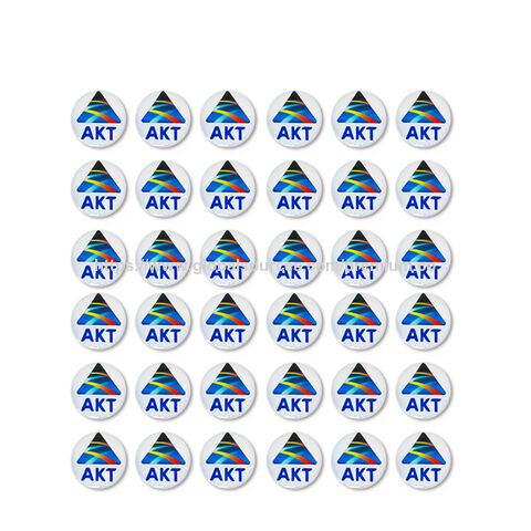 Stiker epoksi custom bentuk hati bulat untuk hadiah acara promosi