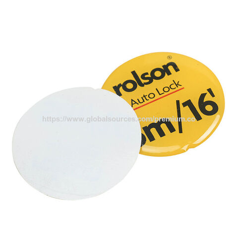 Stiker epoksi custom bentuk hati bulat untuk hadiah acara promosi