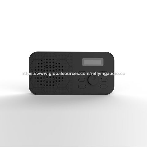 Rádio DAB+/FM Multifuncional de Venda Quente no Atacado com Soquete para Fone de Ouvido de 3.5mm, Rádio DAB com Alarme Duplo e Bateria