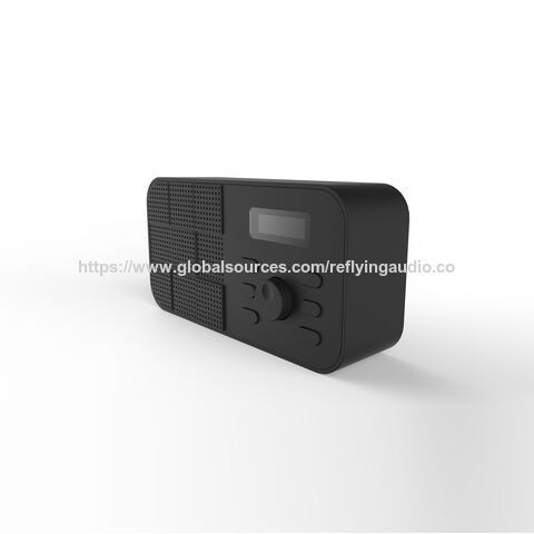 Rádio DAB+/FM Multifuncional de Venda Quente no Atacado com Soquete para Fone de Ouvido de 3.5mm, Rádio DAB com Alarme Duplo e Bateria