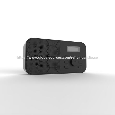 Rádio DAB+/FM Multifuncional de Venda Quente no Atacado com Soquete para Fone de Ouvido de 3.5mm, Rádio DAB com Alarme Duplo e Bateria