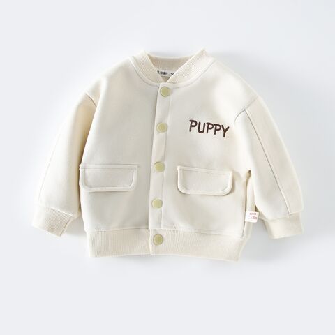 Manteau Épais Personnalisé pour Enfants Automne Hiver Nouvelle Uniforme de Baseball Garçons Veste Varsity Bébé Enfants Tout-Petit Plus Veste Bomber Garçon Tout-Petit