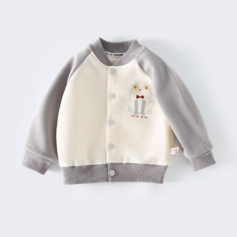 Manteau Épais Personnalisé pour Enfants Automne Hiver Nouvelle Uniforme de Baseball Garçons Veste Varsity Bébé Enfants Tout-Petit Plus Veste Bomber Garçon Tout-Petit