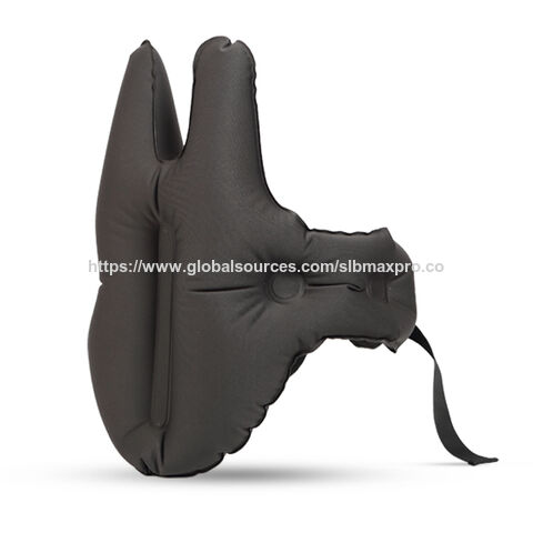 Cojín Lumbar Inflable OEM ODM con Bomba Integrada - Núcleo de Espuma Viscoelástica de Alta Densidad, Funda Lavable, Ideal para Gaming y Viajes