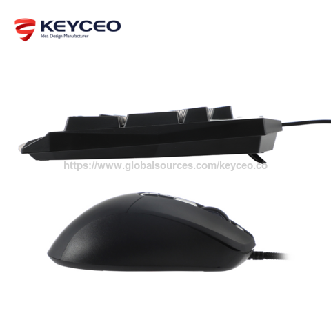 KEYCEO Conjunto Gamer para Celular em Promoção: Teclado e Mouse 2 em 1 para Jogos, Multifuncional, PS5 OEM