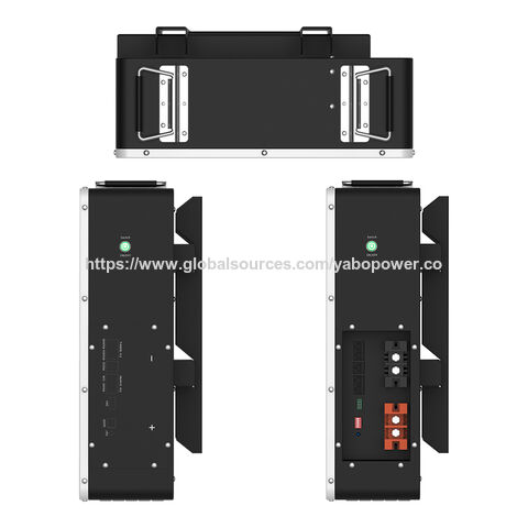 YABO 48V 100Ah LiFePO4 Solarbatterie, Hocheffizient, Lange Lebensdauer, Wandmontage