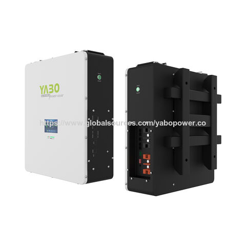 YABO 48V 100Ah LiFePO4 Solarbatterie, Hocheffizient, Lange Lebensdauer, Wandmontage
