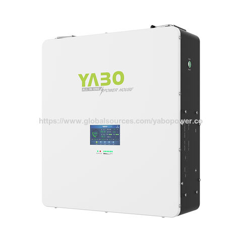 YABO 48V 100Ah LiFePO4 Solarbatterie, Hocheffizient, Lange Lebensdauer, Wandmontage