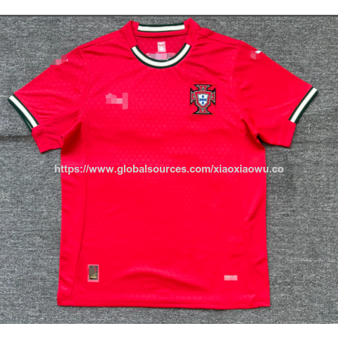 Portugiesische Fußballtrikots für Fans - 25 beliebte Sportoutfits auf Lager, komplette Serie von Fußballtrikots