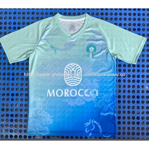 Bestseller 25er Herren Marokkanisches Fußball Sport Trikot Set, Sportbekleidung, Thai Version Club Sport T-Shirt
