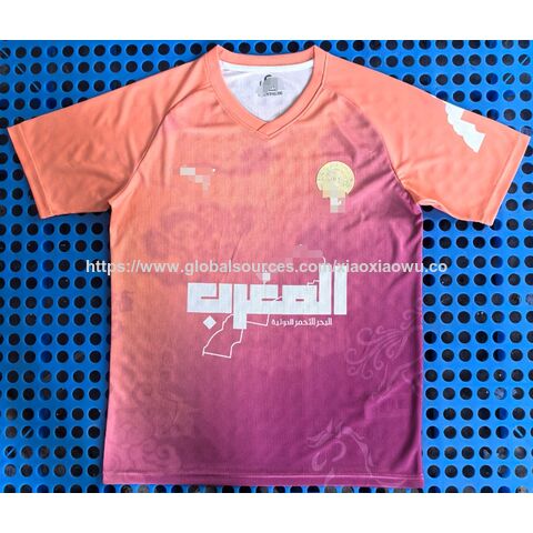 Bestseller 25er Herren Marokkanisches Fußball Sport Trikot Set, Sportbekleidung, Thai Version Club Sport T-Shirt