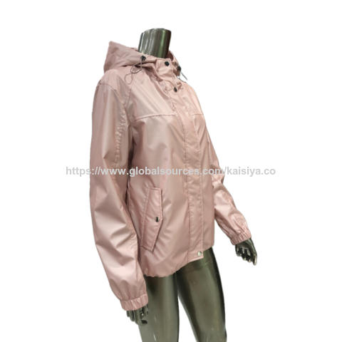 Veste Femme Rose en Simili Cuir PU Souple et Fine 2026, Coupe-Vent Printemps Femme