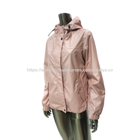 Veste Femme Rose en Simili Cuir PU Souple et Fine 2026, Coupe-Vent Printemps Femme