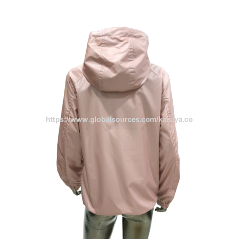 Veste Femme Rose en Simili Cuir PU Souple et Fine 2026, Coupe-Vent Printemps Femme