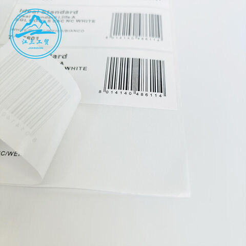 Label Produsen Nomor Kustom Logo Stiker Cetak Die Cut untuk Pakaian