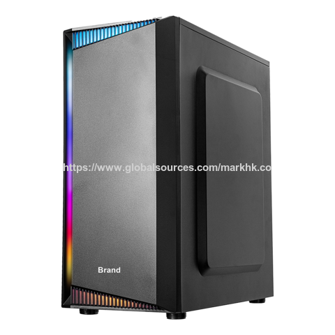 GAMING COMPUTER CASE, Gaming PC Chassis with Fans RGB, Computer Tower Case Airflow 3.0 USB,Tempered Glass Panel Control Remote.