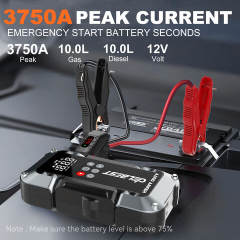 Großhandel Auto Batterie Starthilfe Jump Starter mit Smart Clamp 26000mAh und 3750A Spitzenstrom